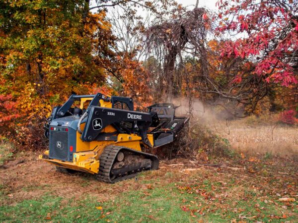IronCraft CID Severe Duty Brush Cutter on Skid Steer